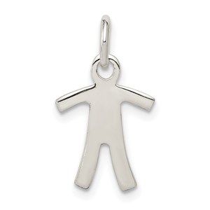 Million Charms Sterling Silver Boy Charm